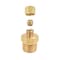 Thrifco Plumbing No. 68 1/4 Inch x 1/2 Inch Lead-Free Brass Compression MIP Adapter 9468007 - alternate 3